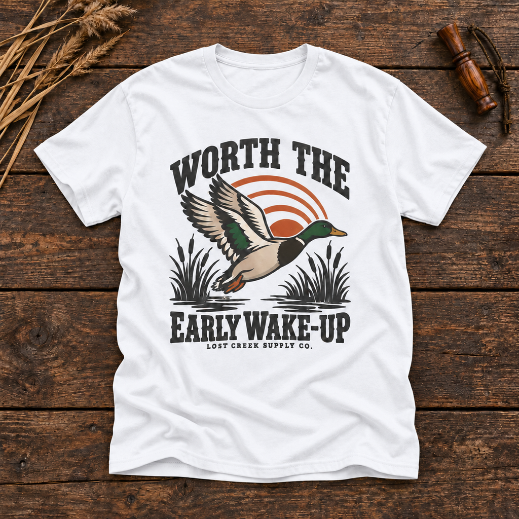 Worth the Early Wake-Up Duck Hunting T-Shirt
