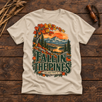Fall in the Pines T-Shirt — Vintage Autumn Mountain Graphic Tee