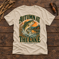 Autumn at the Lake T-Shirt — Vintage Bass Fishing Fall Graphic Tee