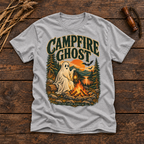 Campfire Ghost T-Shirt — Vintage Camping Halloween Graphic Tee