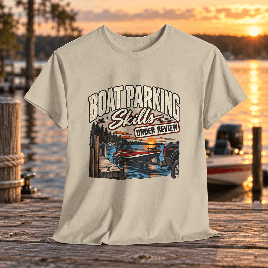 Boat Parking Skills Under Review T-Shirt - Lost Creek Supply Co.-T-Shirt