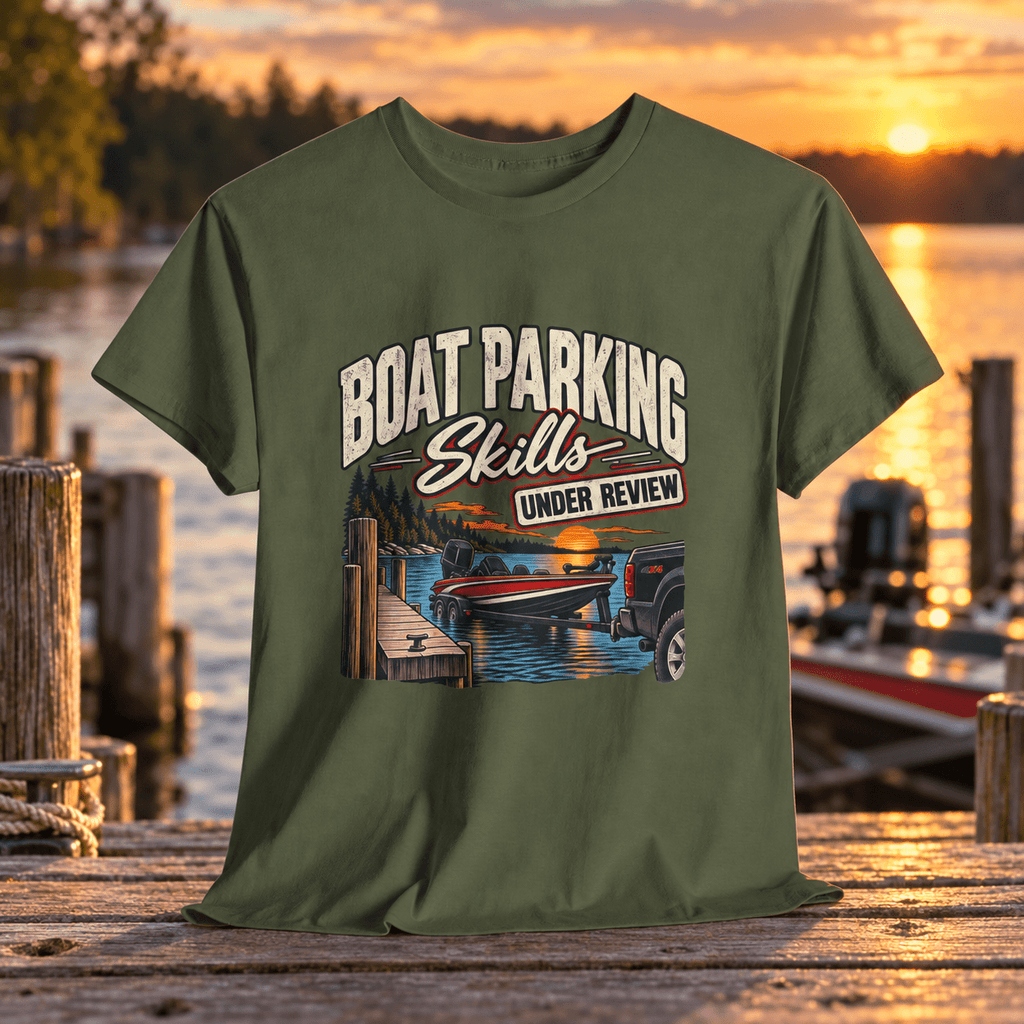Boat Parking Skills Under Review T-Shirt - Lost Creek Supply Co.-T-Shirt