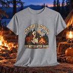 Campfire Stories Tee — “Get Better After Dark” Halloween Camping Shirt - Lost Creek Supply Co.-T-Shirt