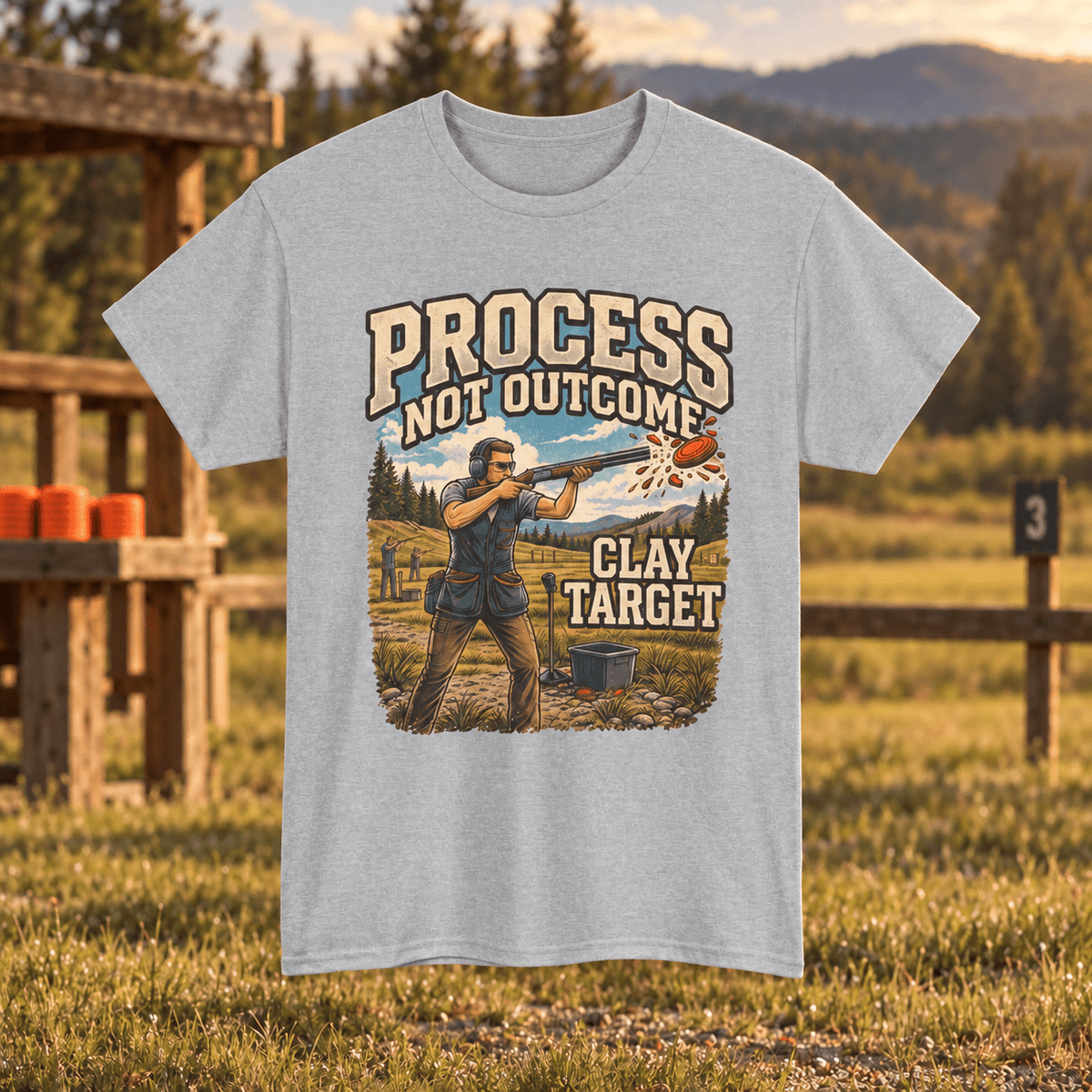 Clay Target Trap Shooting T-Shirt – Shooter Gift - Lost Creek Supply Co.-T-Shirt