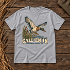 Duck Hunting T-Shirt — "Call ‘Em In" Vintage Mallard Tee - Lost Creek Supply Co.-T-Shirt