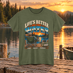 Fishing Relax and Repeat T-Shirt - Lost Creek Supply Co.-T-Shirt