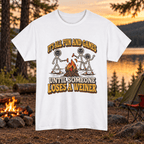 Funny Camping T-Shirt – Campfire Weiner Joke - Lost Creek Supply Co.-T-Shirt