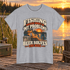 Funny Fishing and Beer T-Shirt – Fisherman Gift - Lost Creek Supply Co.-T-Shirt