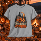 Ghost Stories & Campfires T-Shirt — Halloween Pumpkin Campfire Tee - Lost Creek Supply Co.-T-Shirt