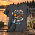 Good Days on the Water Fishing Graphic T-Shirt - Lost Creek Supply Co.-T-Shirt