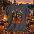 Halloween Campfire Skeleton Tee - Lost Creek Supply Co.-T-Shirt