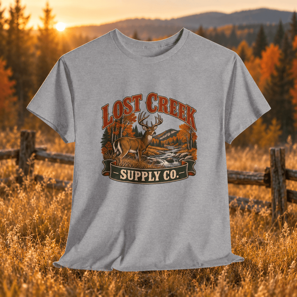 Lost Creek Supply Co. Deer Graphic Tee - Lost Creek Supply Co.-T-Shirt