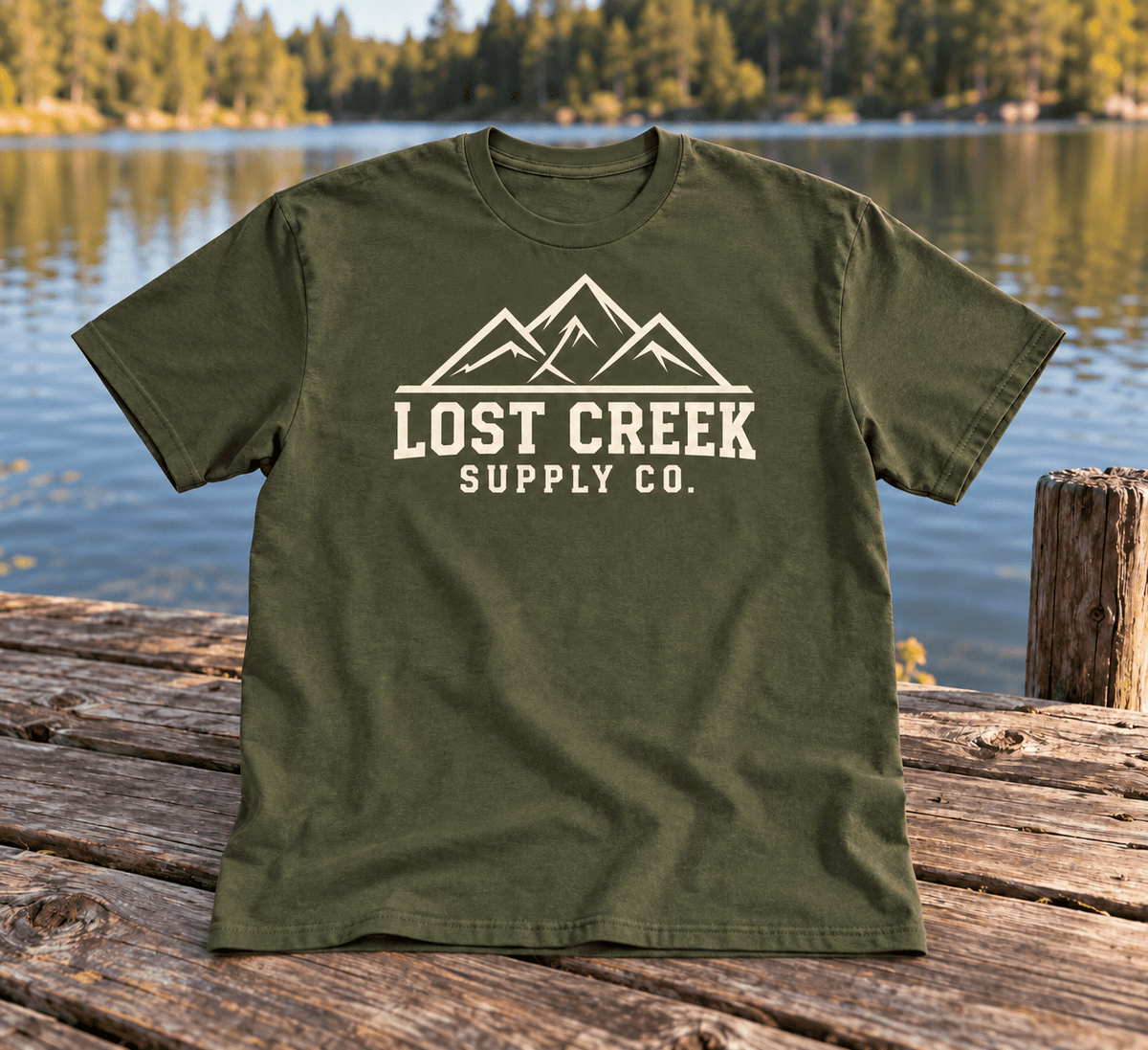 Lost Creek Supply Co. Mountain T-Shirt - Lost Creek Supply Co.-T-Shirt