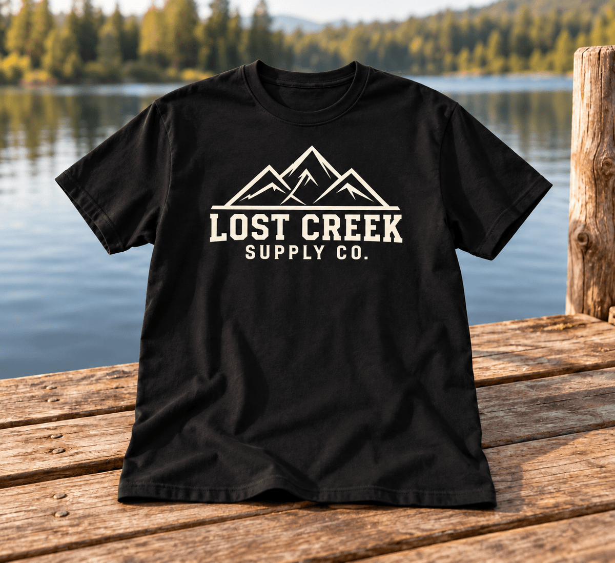 Lost Creek Supply Co. Mountain T-Shirt - Lost Creek Supply Co.-T-Shirt