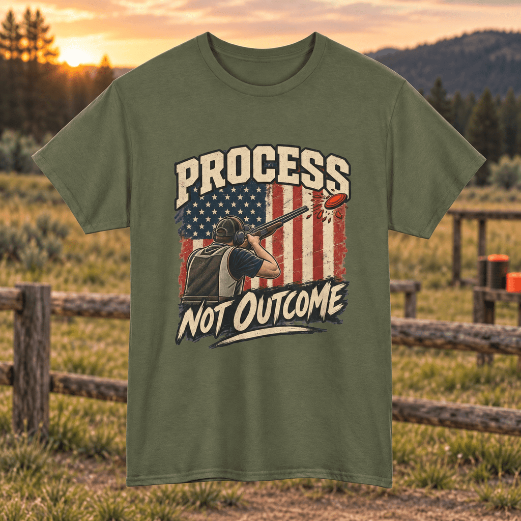 Patriotic Trap Shooting T-Shirt - Lost Creek Supply Co.-T-Shirt