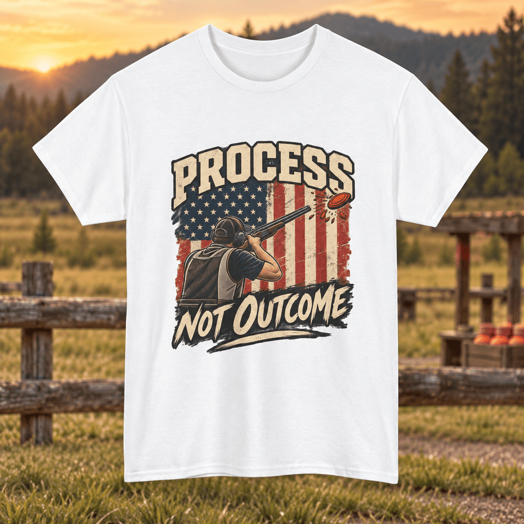 Patriotic Trap Shooting T-Shirt - Lost Creek Supply Co.-T-Shirt