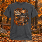 Take the Haunted Trail T-Shirt — Halloween Scenic Pumpkin Night Tee - Lost Creek Supply Co.-T-Shirt